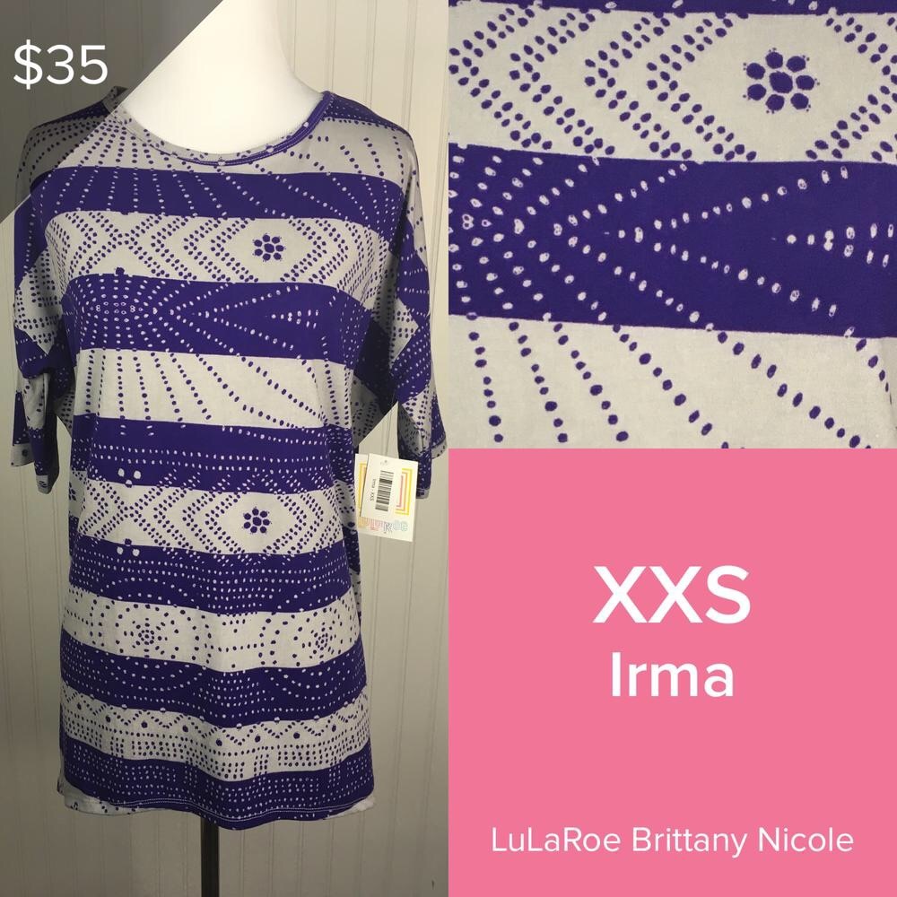 XXS BNWT LuLaRoe Irma